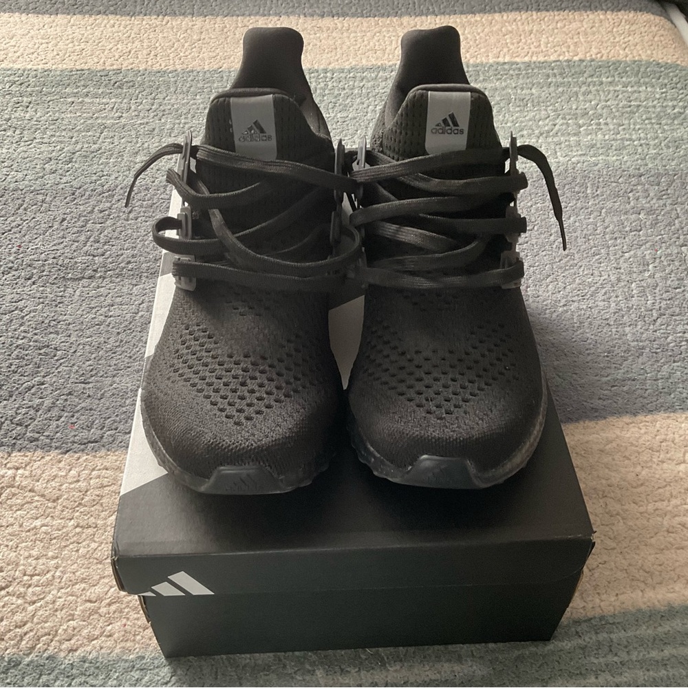 Adidas Triple Black Athletic Sneakers